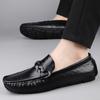 Пенни Лоферы Обувь Для Мужчин Туфли-лодочки 2025 Лето Деловая Кожа Черный Мужские Мокасины Мужские Водительские Повседневные Туфли Слипоны Балетки