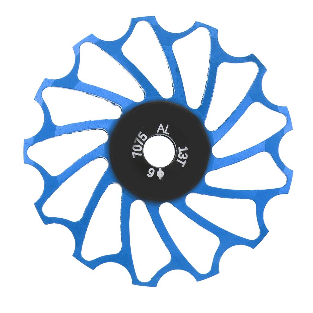 Задний переключатель передач для горного велосипеда, роликовый направляющий ролик, металлический, керамический, 13 зубьев, натяжное колесо, синий