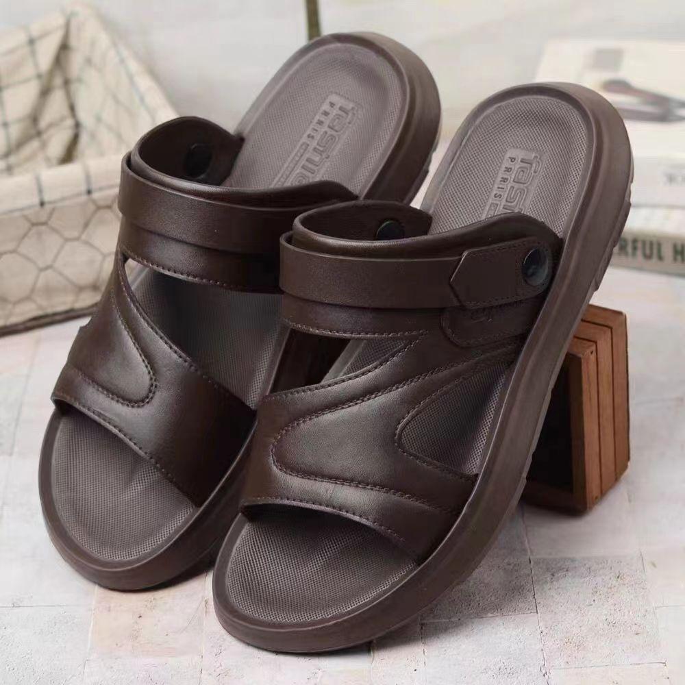 New Summer Men's Slippers Casual Beach Shoes All-match Men's Non-slip Sandals Casual Flip Flops Slippers
