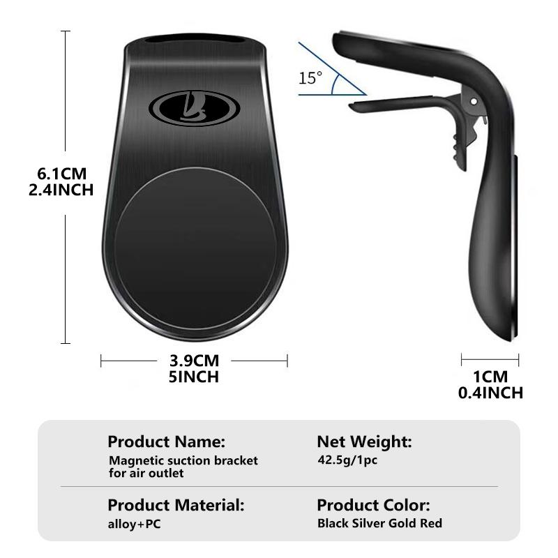 Car Styling Phone Holder Air Vent Mobile Support Magnetic Cell phone Support For Lada Largus Priora Vesta Niva Samara Kalina WW17