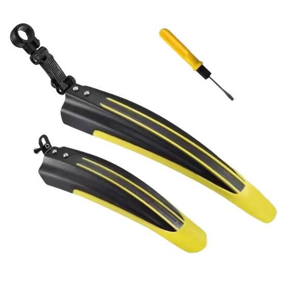 2 шт. Крылья для велосипеда Регулируемые передние и задние крылья Универсальные брызговики для велосипеда Аксессуары для горного шоссейного велосипеда