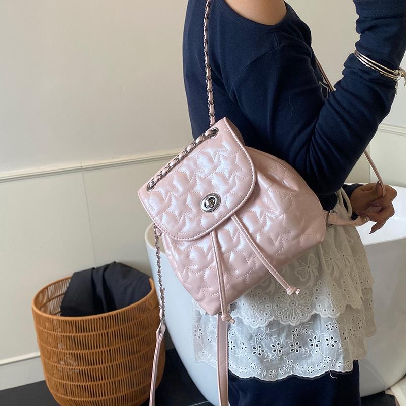 Модный маленький рюкзак женский Новый рюкзак-цепочка женский