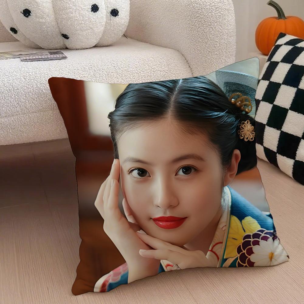 mMio Imada Cushion Cover Throw Pillow Cover Hidden Button Durable Polyester Chair Cushion