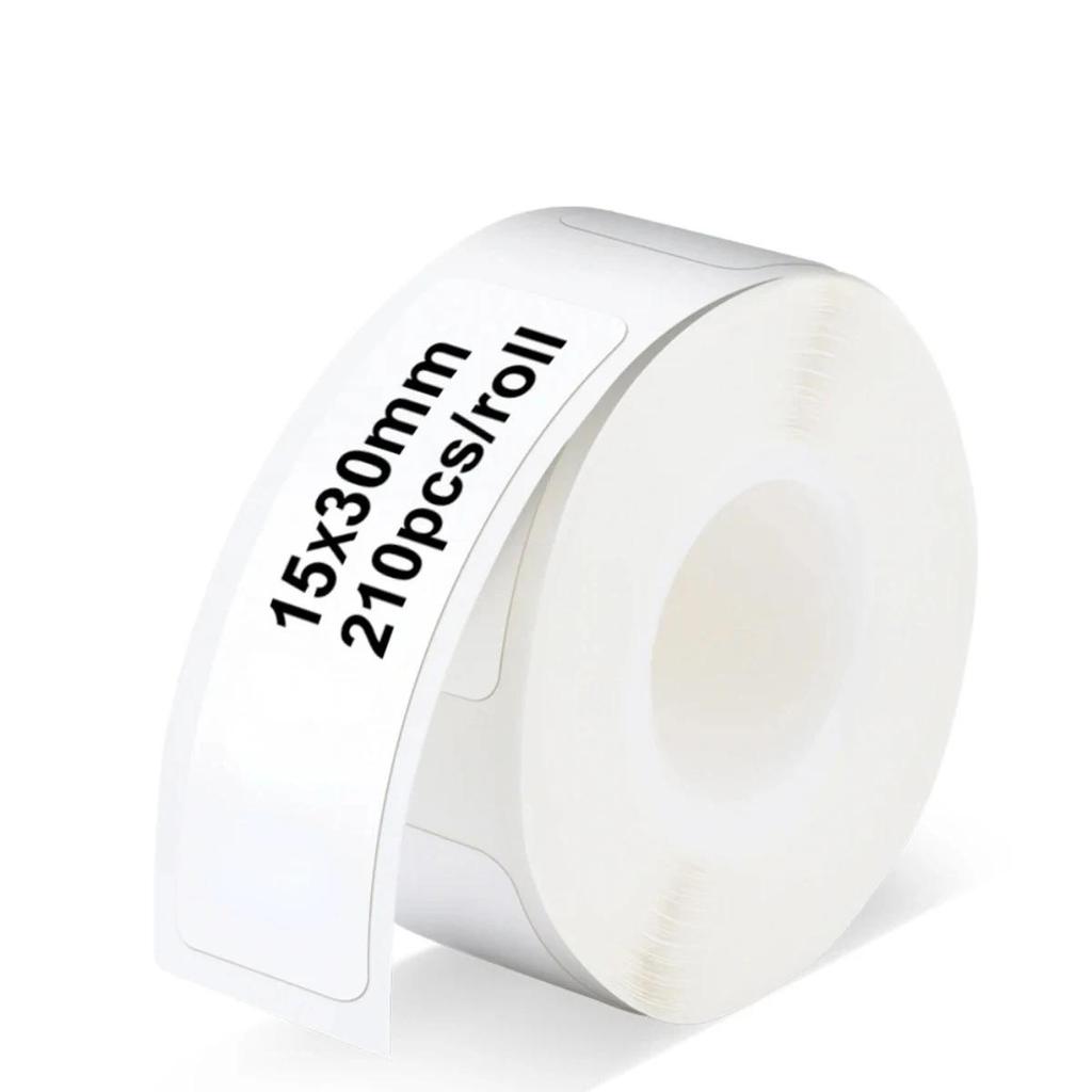 Лента для этикеток, наклейки с термопечатью, 15x30 мм, 210 шт./рулон, водонепроницаемые этикетки для принтеров этикеток Q31 Q30S Q30 D11 D30 D30S LI MI Q1 E1