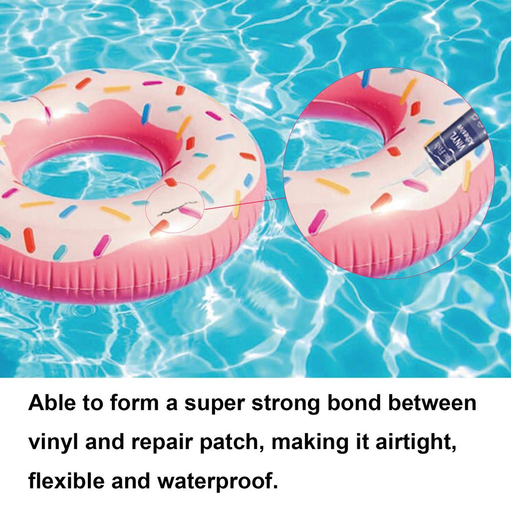 JUE FISH Комплект для ремонта заплаток для покрытия бассейна Комплект для ремонта прозрачных надувных матрасов Комплект для ремонта надувных заплат для надувных матрасов Bounce House