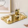 Modern Metal Fruit Tray Decorative Simple Perfume Organizer Plate Elegant Home Serving Dishes Bathroom Trays Storage Ornaments
