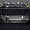 Car Trunk Organizer Backseat Storage Bag Collapsible Cargo Storage High Capacity Car Seat Back Organizers Interior