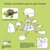 1/2sets Funny Turtle Coaster Anti-Slip Heat-Resistant Cup Holder Desk Protect Pad for Home Office Prank Desktop Ornament Gifts
