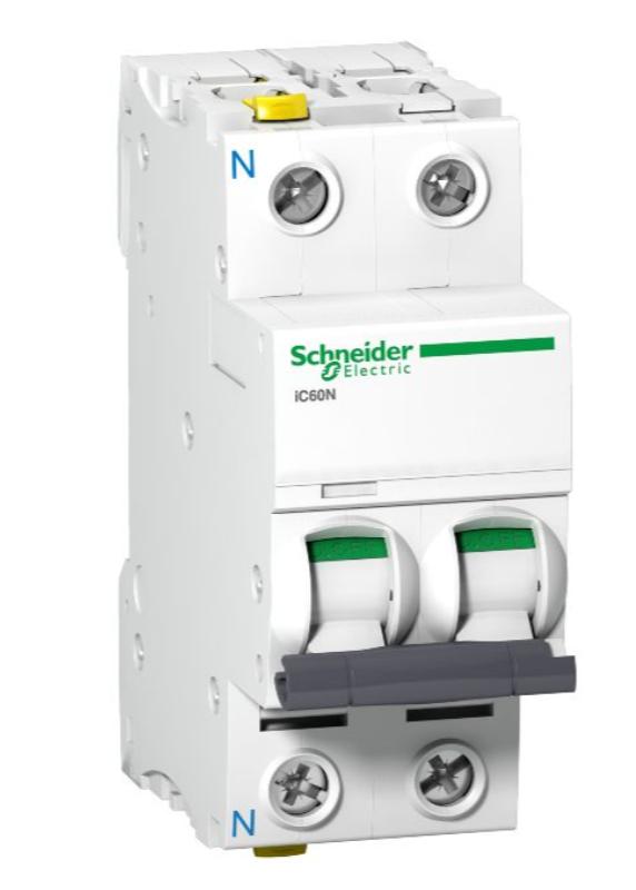 Circuit Breaker 1P+N B 10A 6Ka Ac Ic60N-B10-1N Acti9 A9F03610