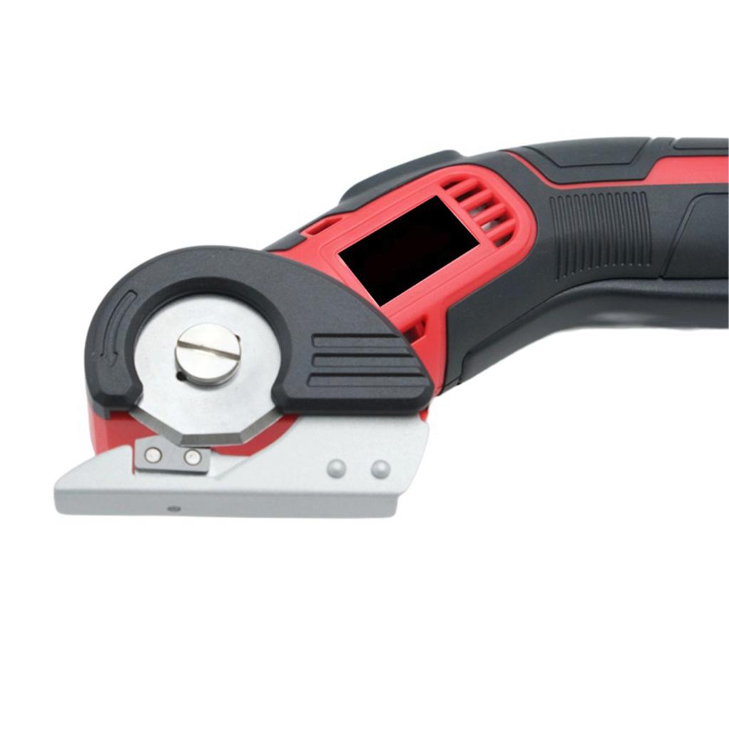 Аккумуляторные электрические ножницы 4 В 2000 мАч, перезаряжаемый резак с блокировкой безопасности 240 об/мин для картона, кожи, бумаги, войлока