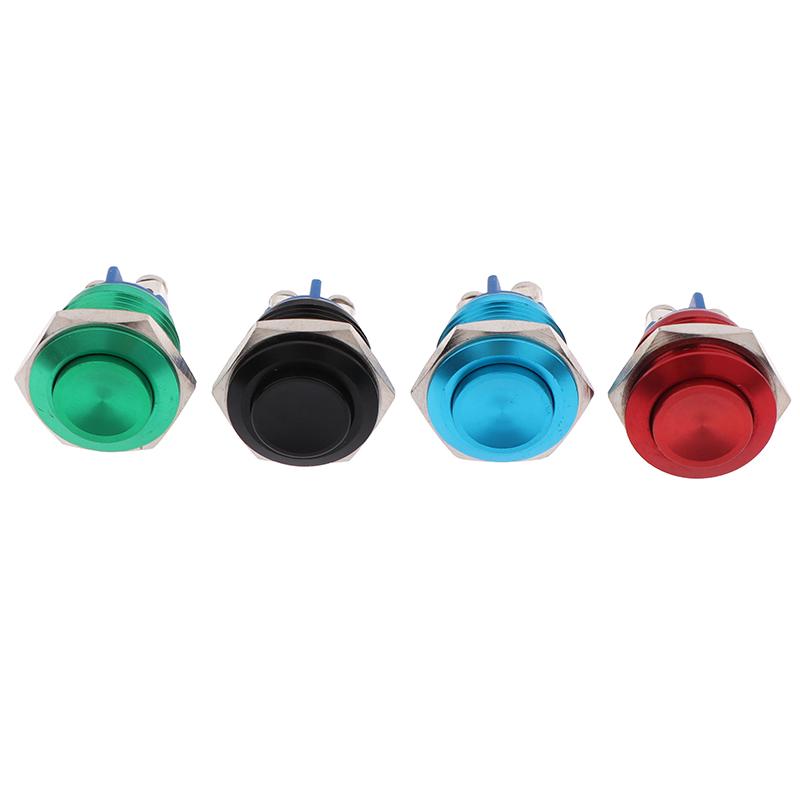 1Pc Momentary Push Button Switch 16mm Waterproof Mount Button Switch