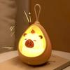 Animal Night Light Capybara Room Decor Rechargeable Squishy Auto-Sensing Ornament Lighting For Nursery Desk Bedroom Kids Toddler