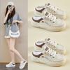 New Summer White Shoes for Female Students' Thick Sole Heightened Mesh Breathable Casual Shoes