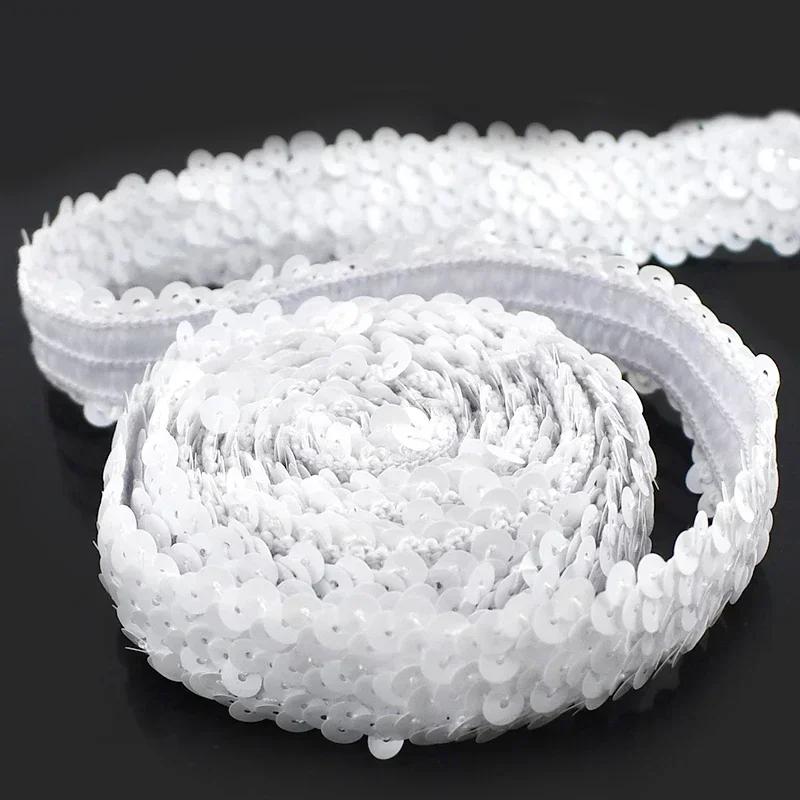 2/5/10 метров Meetee 30 мм кружевная лента с пайетками, эластичная ткань, отделка кружевом для одежды, эластичная лента, аксессуары для шитья и украшения своими руками