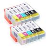 Чернильные картриджи - TONERMEDIA - Epson 33XL - Упаковка из 10 штук - Совместимы с Expression Premium - 650 страниц черный