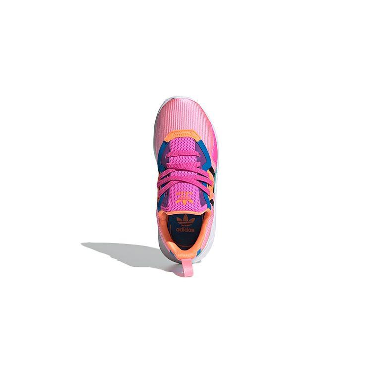Adidas Originals Flex Series El C Non-Slip Low-Top Sports Casual Shoes Kids Sneakers Pink Black Blue FX5334