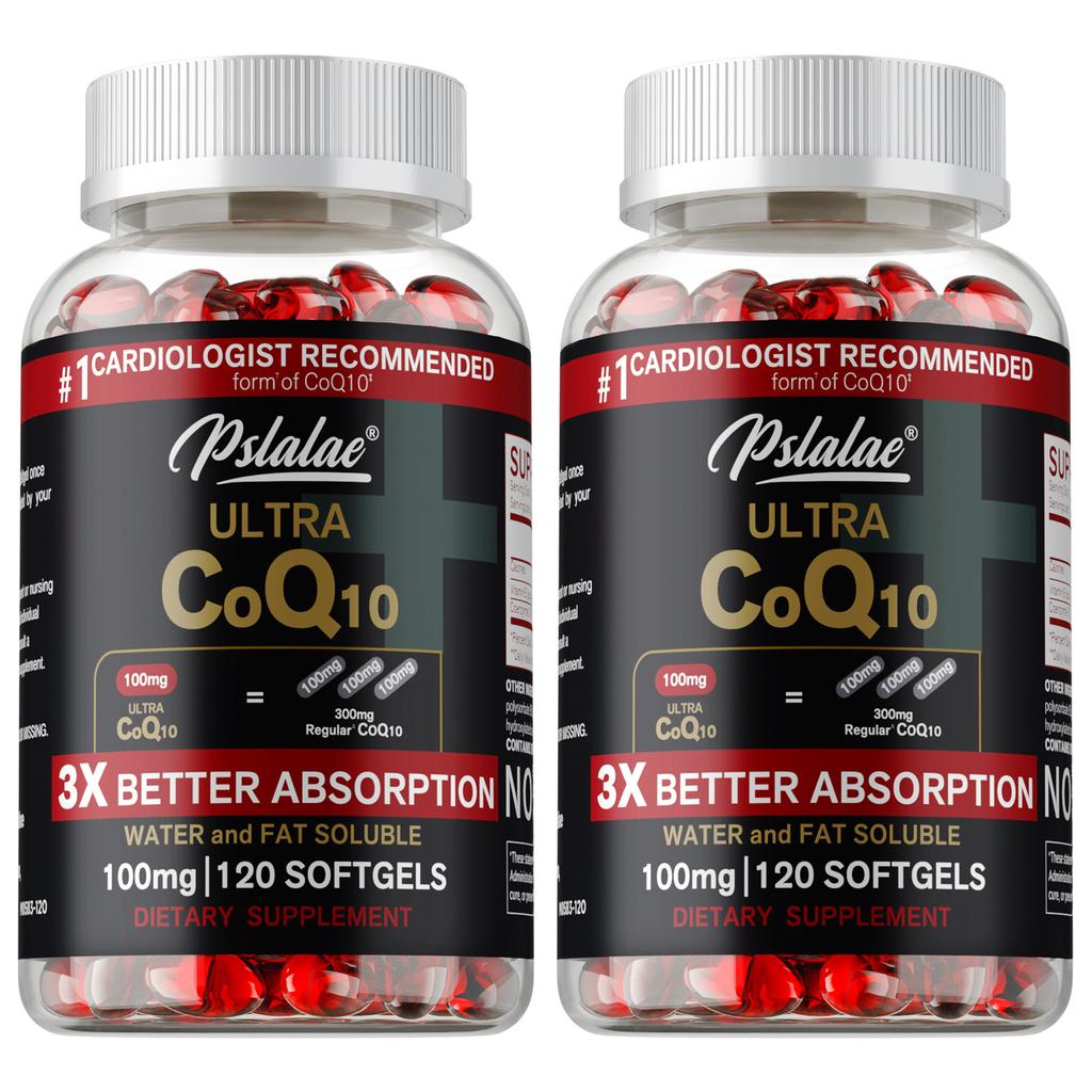 High content 100mg Coenzyme Q10, adult health and nutrition capsules, all-natural