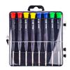8 In 1 Chrome Vanadium Alloy Steel Mini Pocket Repair Tools Screwdriver Set For Watch Cell Phone