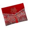 Brocade Cloth Brocade Red Envelope New Year Blessing Words New Year Money Bag  Lady Girls