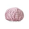 Fashionable Waterproof Double-Layer Cartoon Shower Cap for Women