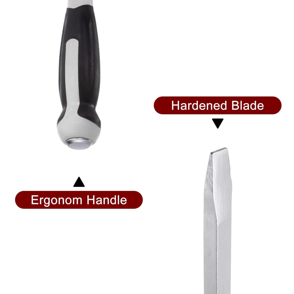 Uxcell Ударная отвертка с плоской головкой 405 мм прямой хвостовик для ремонта 12,7 мм промышленная/автомобильная