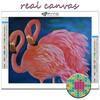 5D DIY Алмазная картина Вышивка крестиком Животное Фламинго Алмазная вышивка Мозаика Настенное украшение для дома