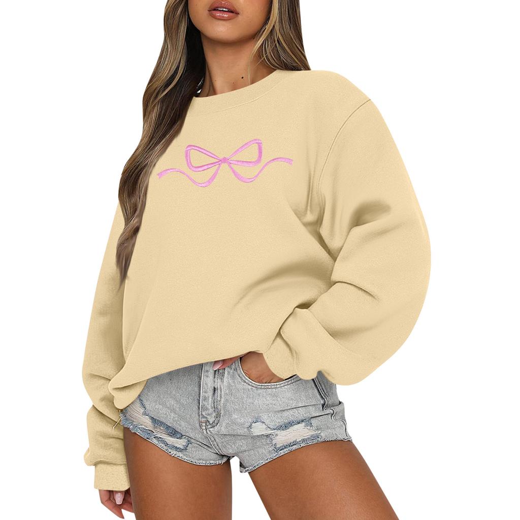 Women's Colorblock Sweatshirt Long Sleeve Round Neck Casual Comfortable Loose Lightweight Women's Sweatshirt