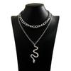 Accessories, Punk Thick Chain Snake Pendant Necklace, Fashion Versatile Necklace Women