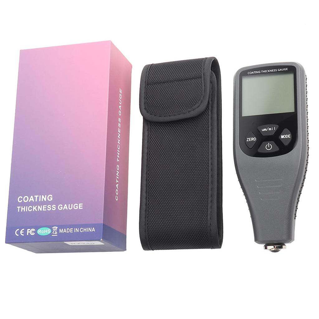 RZ240 Digital LCD Paint Coating Thickness Gauge Tester Metal Auto Test Measuring 0~1500um
