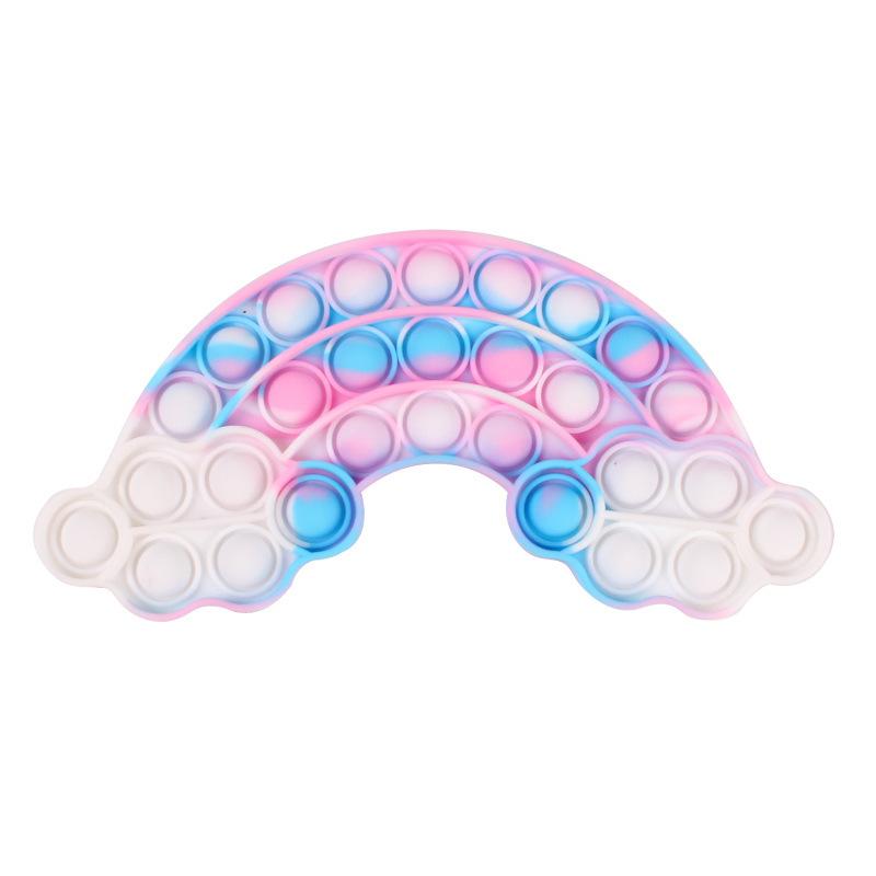 Новый Push Bubble Fidget антистрессовые игрушки для взрослых и детей Единорог динозавр Pop Fidget Сенсорная игрушка Аутизм Особые потребности средство для снятия стресса