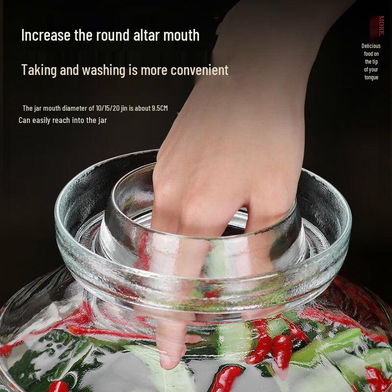 Naijiang Glass Kimchi & Pickling Jar