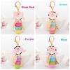 Fashion Fashion Candy Color Car KeyRing Cake Pendant Handbag Keychain Holder