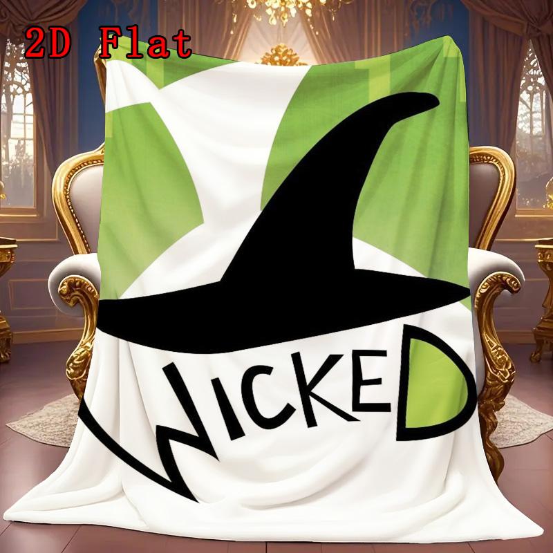 wickde 2D Flat Pattern Flannel Blanket High quality All Seasons Warmth and Comfort Perfect for Christmas Gifts.MMT0918575