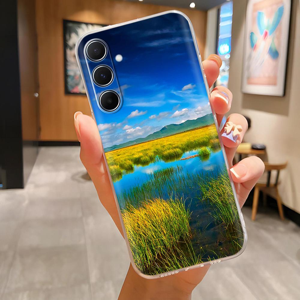 Для Samsung A36 Чехлы Силиконовый Мягкий Чехол для Телефона Для Samsung Galaxy A36 5G GalaxyA36 Прозрачный ТПУ Задняя Крышка Чехол Capa Fundas мрамор