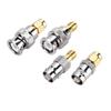 4PCS Coaxial Antenna Connector BNC Male  Female To SMA Male  Female Connector