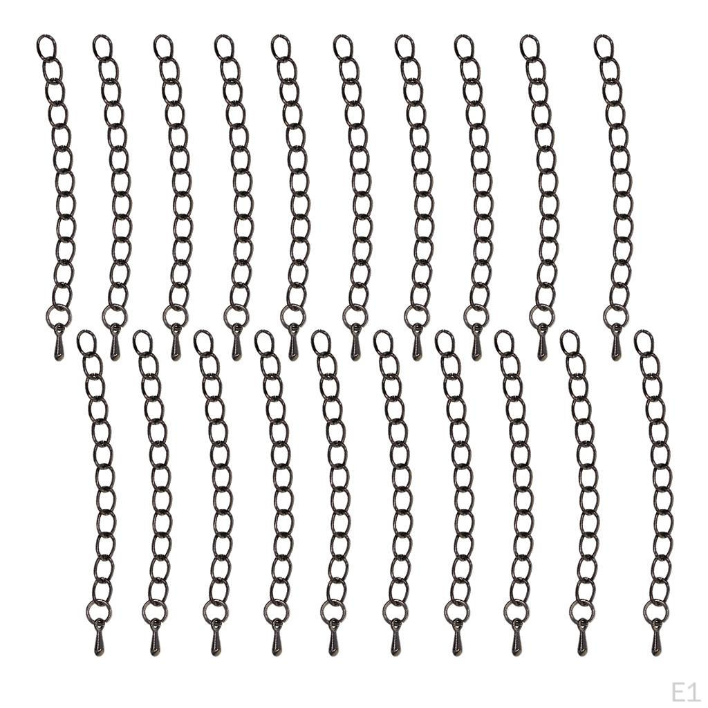 20 шт. и черный Extension DIY Ожерелье