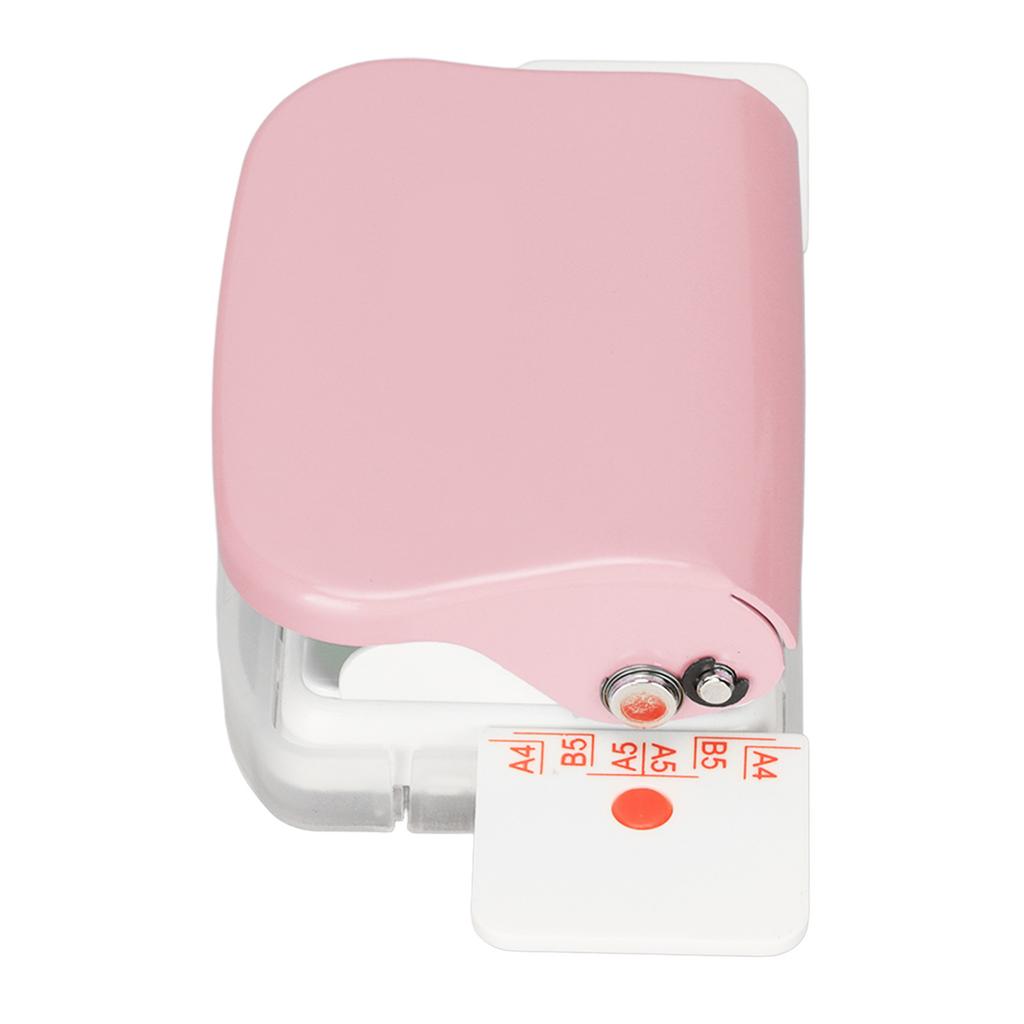 Manual Binding Machines Multipurpose 6 Holes Cinch Book Binding Machine for Home Office Pink