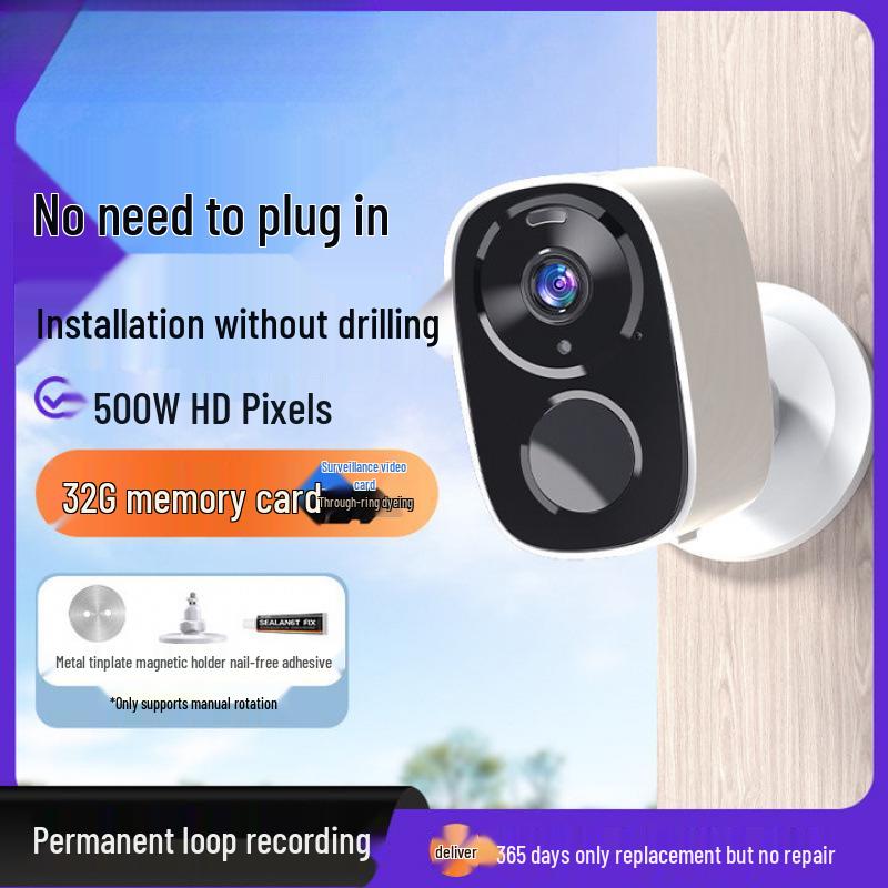 Wireless Outdoor Camera Monitor - Remote Control via Mobile, No WiFi Needed