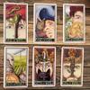 Erenberg Tarot Deck in Rigid Box 12*7cm, Intimate Close-Up Illustrations - Standard Tarot Cards Double-embossed Cardstock