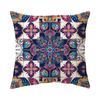 Bohemian Style Throw Pillow Cover With Short Plush And Vintage Print For Living Room Sofa Decoration Bedroom Pillow Cover
