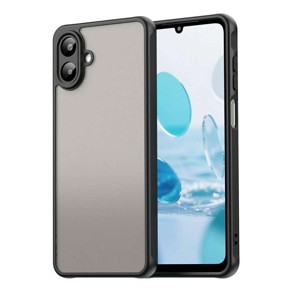 For Samsung Galaxy A07 4G Case Drop Proof Airbags Frosted Translucent PC+TPU Phone Back Cover