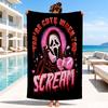 Ghostface Night Horror Beach Towel, Microfiber Beach Towel, Perfect For Pool, Beach, Travel, Home Decor Beach Party Fan gifts