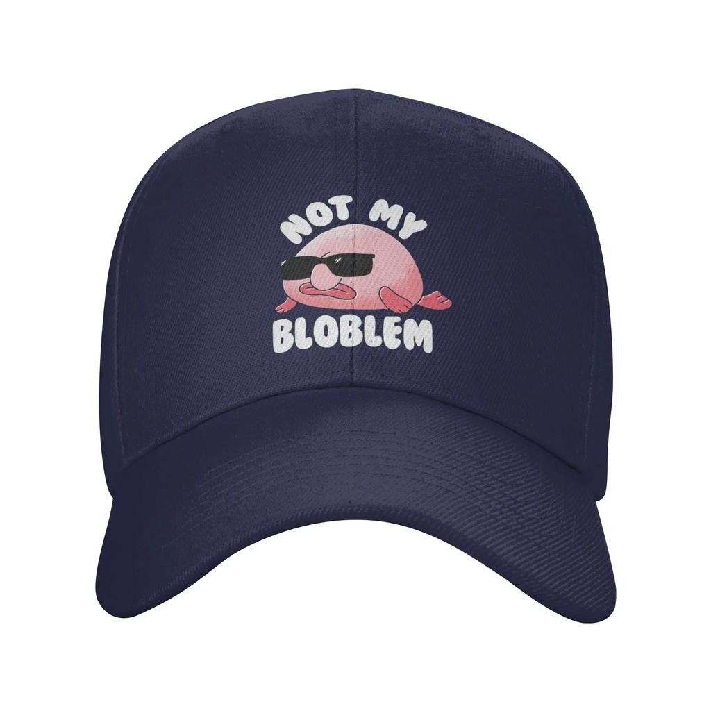 Unisex Baseball Hats Blobfish Not My Bloblem Not My Problem Streetwear Summer Sports Baseball Caps Hip Hop Cap Casquette Hats