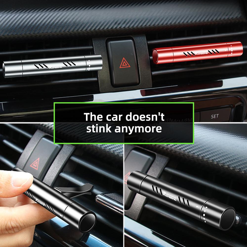 Car Air Fresheners with 5 Flavors Solid Perfume Stick Air Vent Perfum Diffuser Air Outlet Aromatherapy Clip Auto Purifier Auto Interior Accessorie