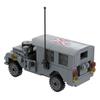 Набор Military Bricks Британский легкий грузовик Автомобиль-конструктор с солдатиками