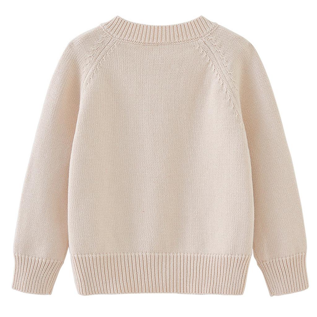 Children's Fashion Casual Cardigan Knitted Long Sleeve  Top