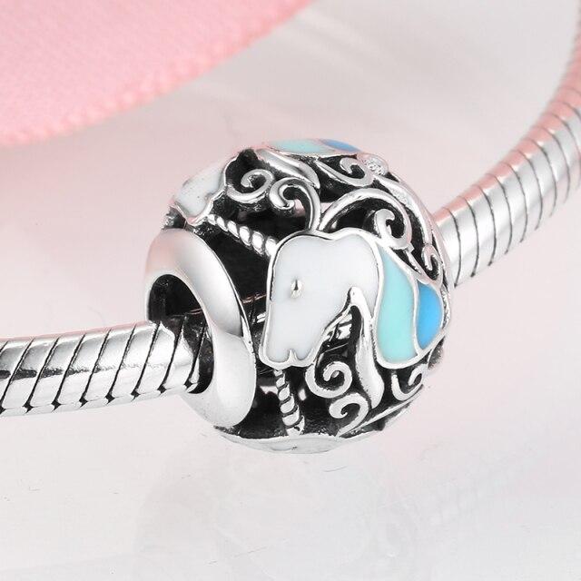 New Diy Gift Elegant 925 Sterling Silver Beads Faith Cross Life Tree Pet Cat Dog Fit Charms Bracelet Women Jewelry Making