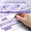 Kids Math Drawing Stationery Kit 7 Pcs Safe Compasses Learning Tools for Home School Daily Study Art Class Homework Use