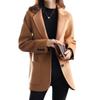 Korean Style Short Woolen Coat Women Slim Fit Autumn Winter
