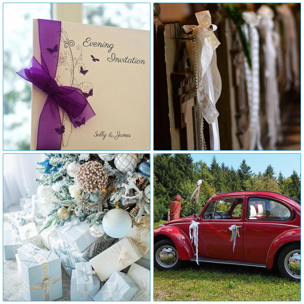 Односторонняя репсовая лента Полиэстеровая атласная лента Однотонная тканевая лента для рукоделия Свадебная вечеринка Упаковка подарков 1"x100 ярдов